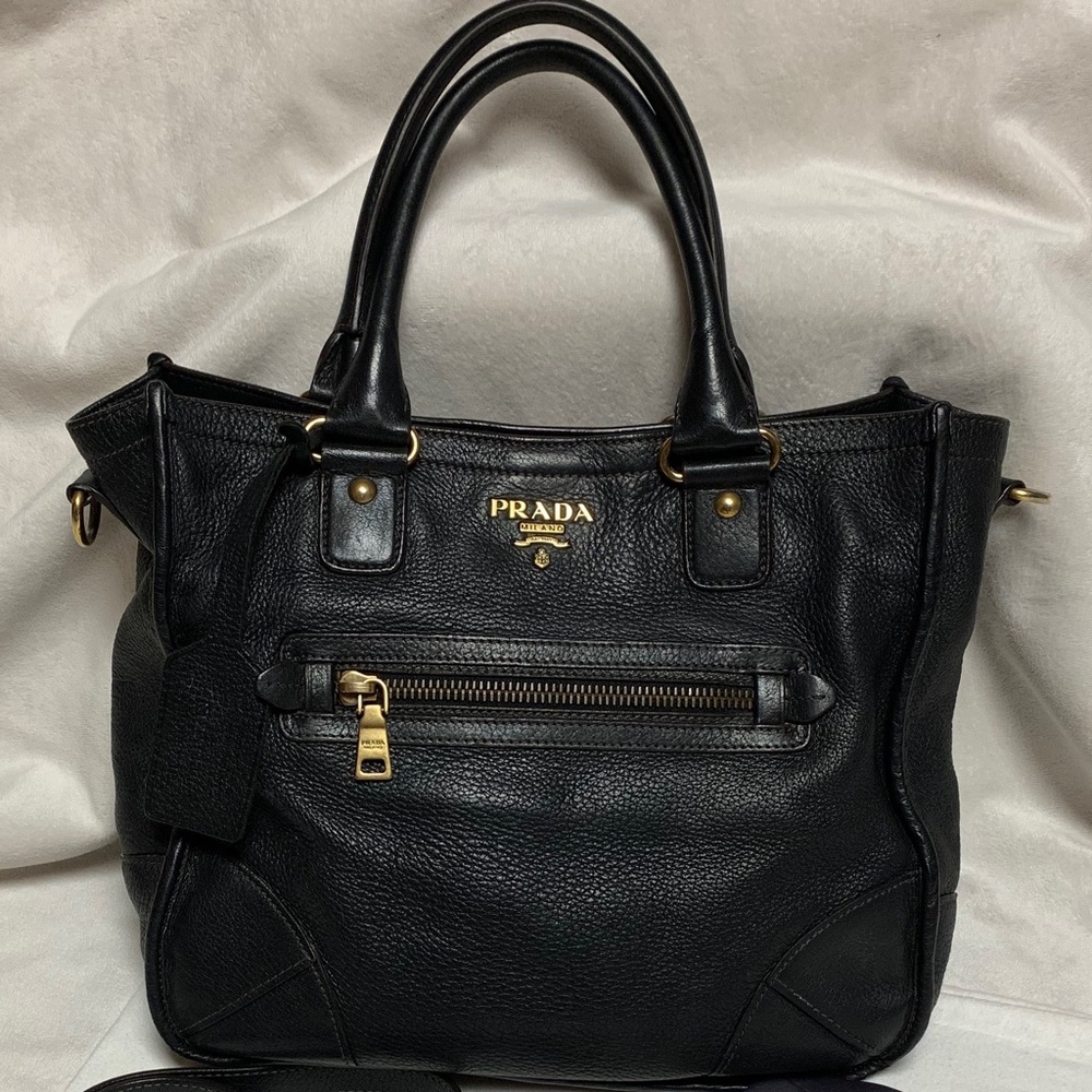 Prada Limited edition large Vitello Daino Tote - Picture 3 of 8